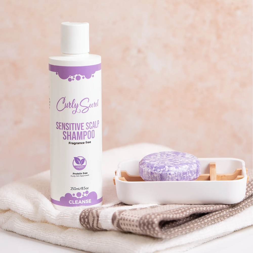 Curly Secret Sensitive Scalp Fragrance free Shampoo 250ml - cuidado del cuero cabelludo - Curly Nest Spain