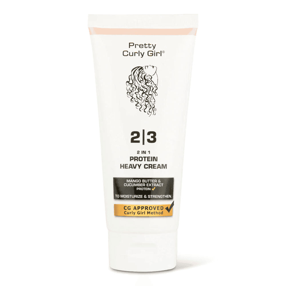 Pretty Curly Girl 2 in 1 Protein Heavy Cream 250ml - Leave-in - Curly Nest Spain