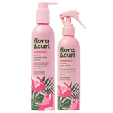 Flora & Curl Hydrate Me Rose Water Hydrating Pack - Set de cuidado capilar - Curly Nest Spain