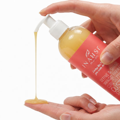 Inahsi Naturals Define &amp; Shine Mango Papaya Curl Defining Custard