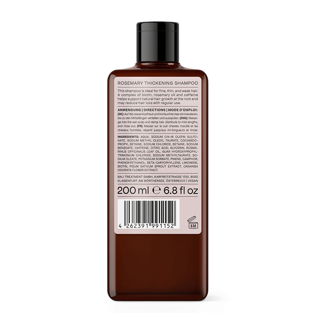 Bali Curls Rosemary Thickening Shampoo 200ml - Champú fortalecedor - Curly Nest Spain