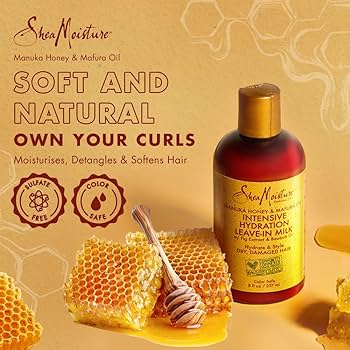 Shea Moisture Manuka Honey &amp; Mafura Oil Intensive Hydration Leave-In Milk 237ml - Leave-in - Curly Nest Spain