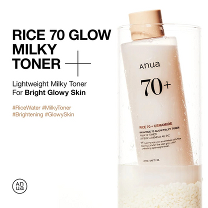 Anua Rice 70 Illuminating Milky Toner 250ml