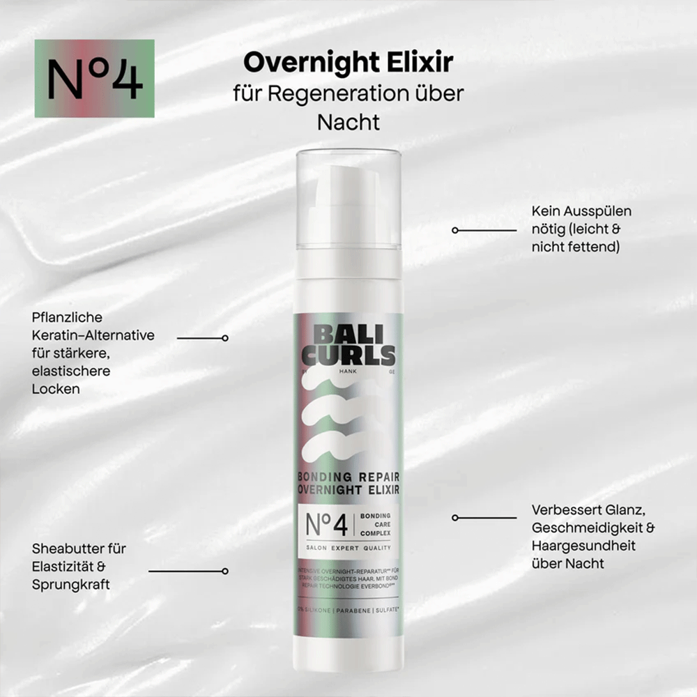 Bali Curls Bonding Repair Overnight Elixir N°4 100ml - Elixir reparador - Curly Nest Spain