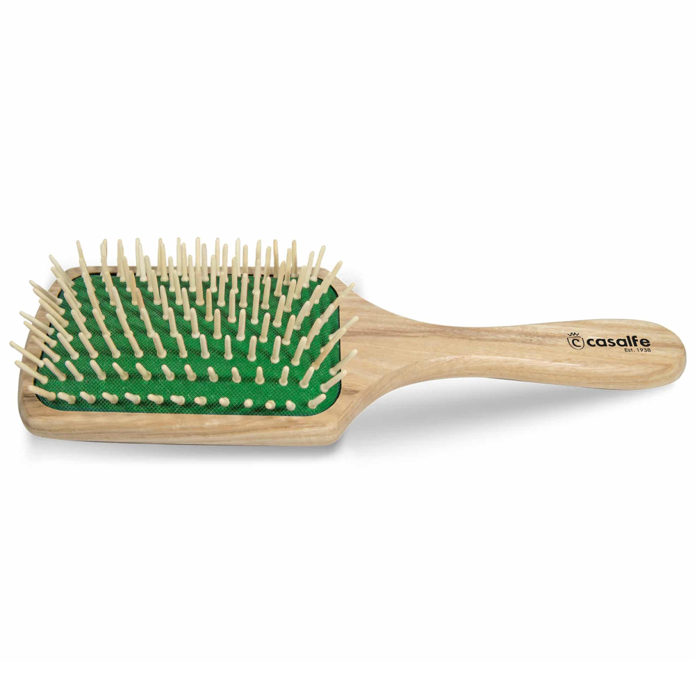 Casalfe Wooden Cushion Paddle "XL" Wooden Pins - Cepillo desenredante - Curly Nest Spain