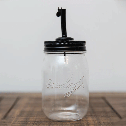 Ecoslay Mason Jar and Pour Top - Tarro y bomba reutilizables - Curly Nest Spain