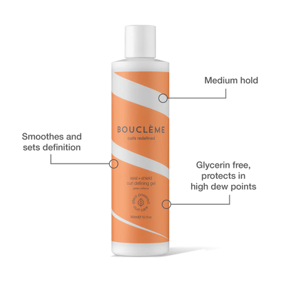 Bouclème Curls Redefined Seal+ Shield Curl Defining Gel 300ml - Styling Gel - Curly Nest Spain