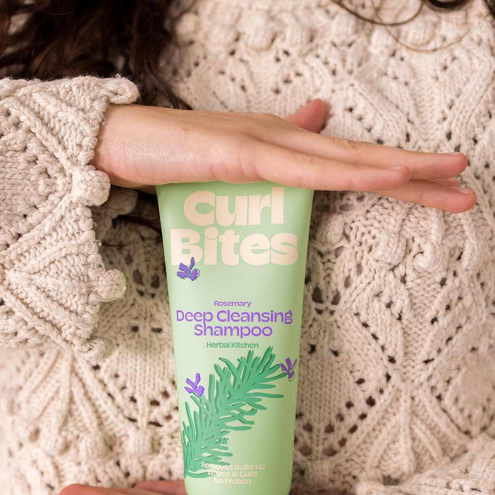 Curl Bites Rosemary Deep Cleansing Shampoo 200ml - champú purificante - Curly Nest Spain