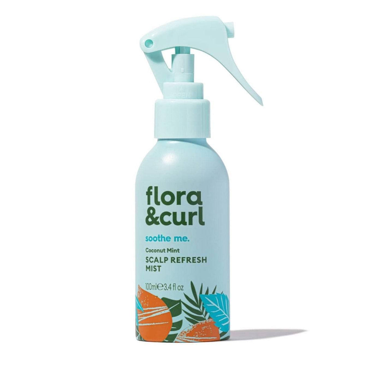 Flora &amp; Curl Soothe Me Coconut Mint Scalp Refresh Mist 100ml - Tratamiento del cuero cabelludo - Curly Nest Spain