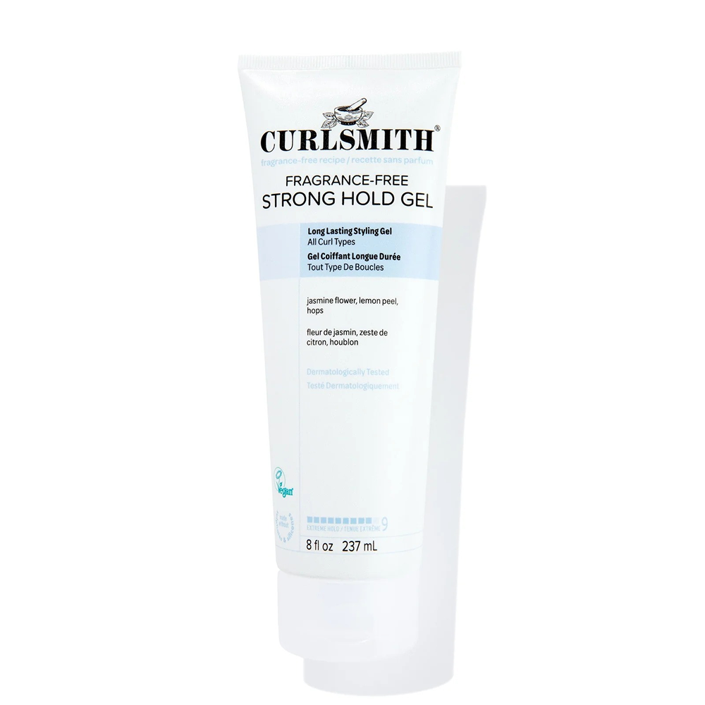 Curlsmith Fragrance-Free Strong Hold Gel 237ml - Styling Gel - Curly Nest Spain