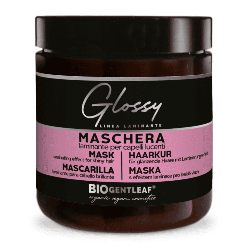 Bio Gentleaf Glossy Laminating Mask for Shiny Hair 250 ml - Mascarilla capilar - Curly Nest Spain