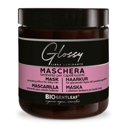 Bio Gentleaf Glossy Laminating Mask for Shiny Hair 250 ml - Mascarilla capilar - Curly Nest Spain