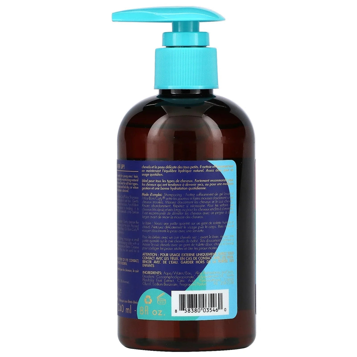 As I Am Born Curly Aloe Shampoo &amp; Wash 240ml - Champú Suave - Curly Nest Spain