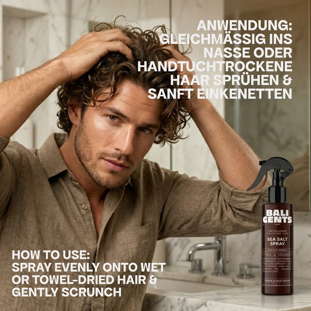 Bali Gents Sea Salt Spray 175ml - Todo - Curly Nest Spain
