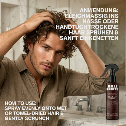 Bali Gents Sea Salt Spray 175ml - Todo - Curly Nest Spain