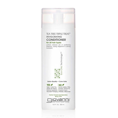 Giovanni Eco Chic Tea Tree Triple Treat Invigorating Conditioner - Acondicionador hidratante - Curly Nest Spain