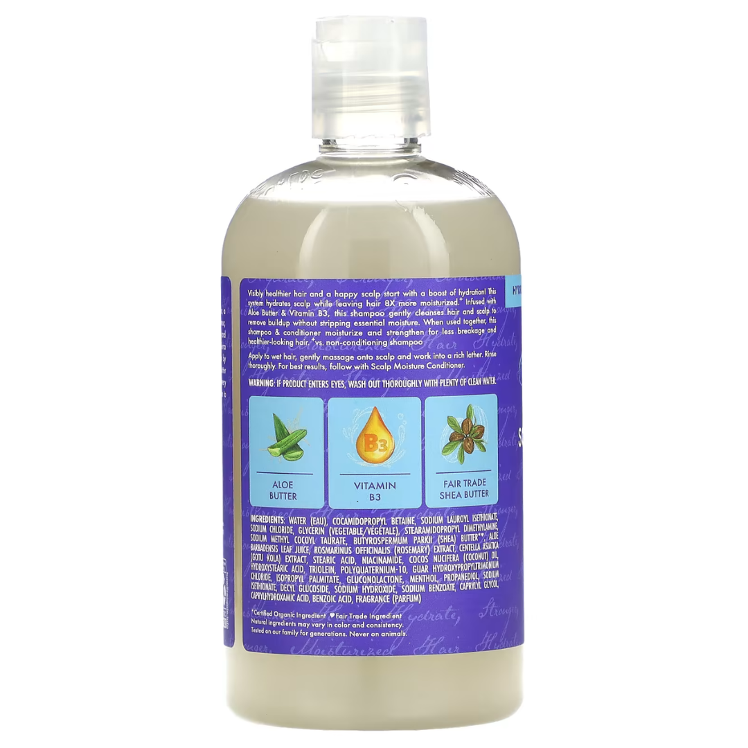 Shea Moisture Aloe Butter Scalp Moisture Shampoo 384ml- Curly Nest Spain