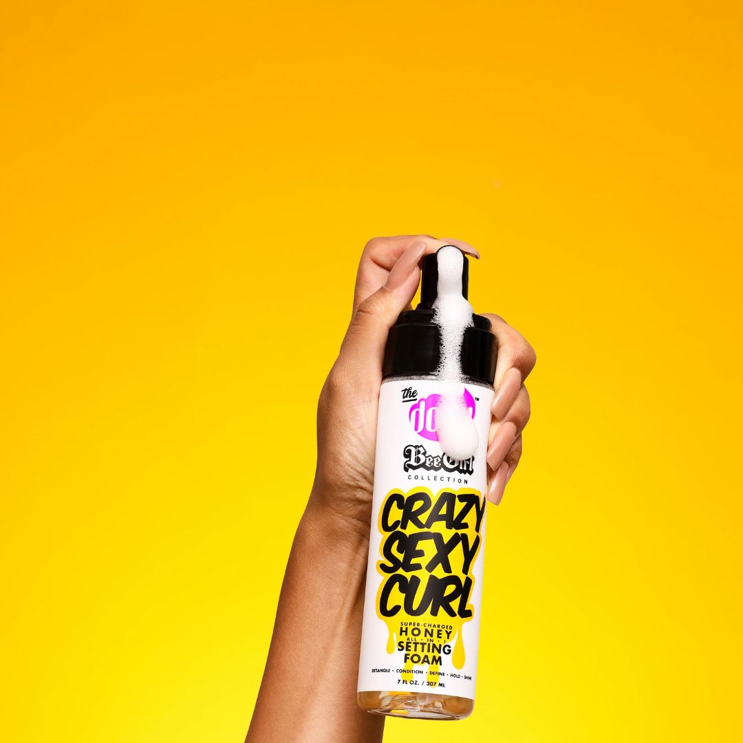 The Doux Bee Girl Crazy Sexy Curl Honey Setting Foam - Espuma fijadora - Curly Nest Spain