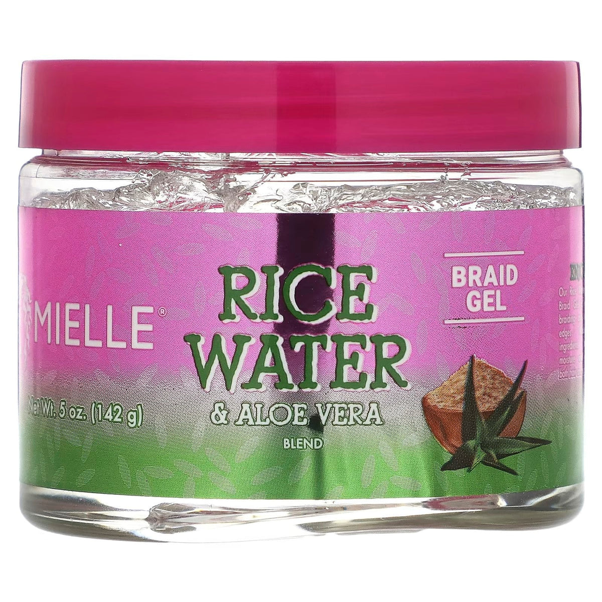 Mielle Rice Water &amp; Aloe Braid Gel 142g - Styling Gel - Curly Nest Spain