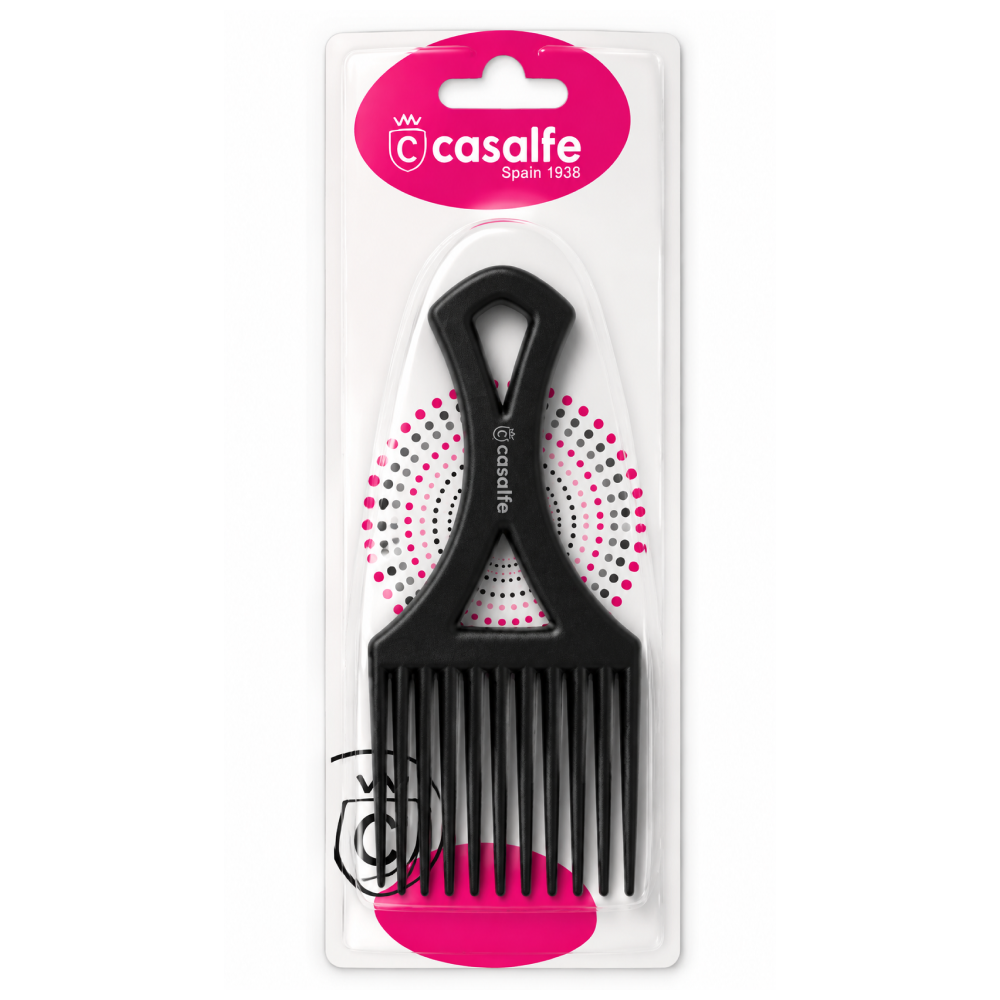 Casalfe Comb Afro Wooden Color - Peine desenredante - Curly Nest Spain