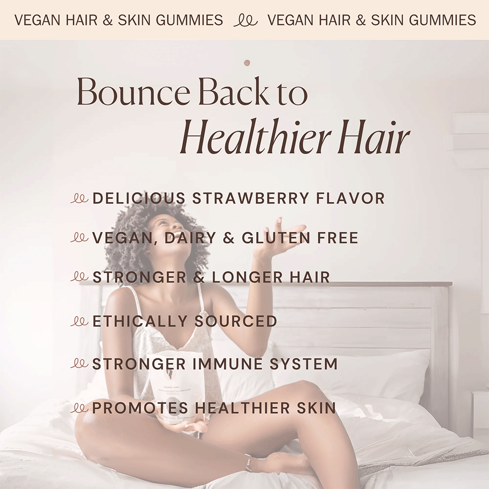 Bounce Curl Vegan Collagen Boosting Hair &amp; Skin Gummies - Suplementos - Curly Nest Spain
