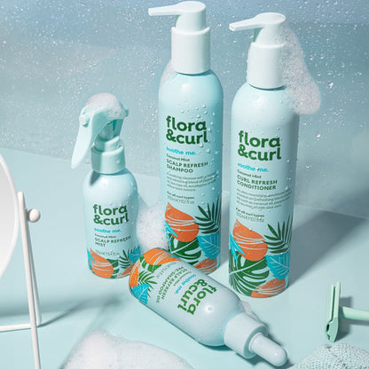Flora &amp; Curl Soothe Me Coconut Mint Scalp Refresh Pre-Shampoo Oil 100ml - Aceite capilar - Curly Nest Spain