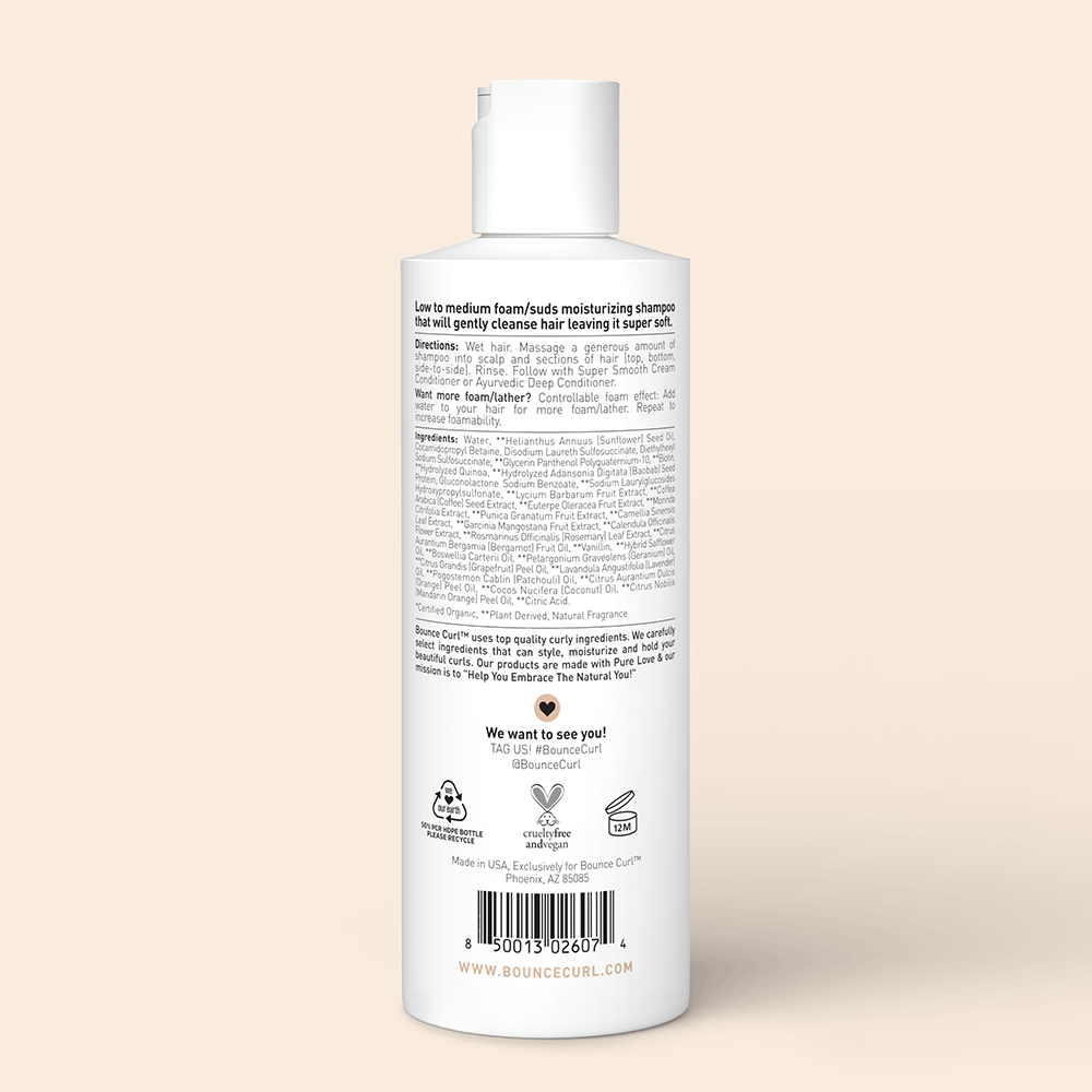 Bounce Curl Pure Silk Moisturizing Shampoo 238ml - Champú hidratante - Curly Nest Spain