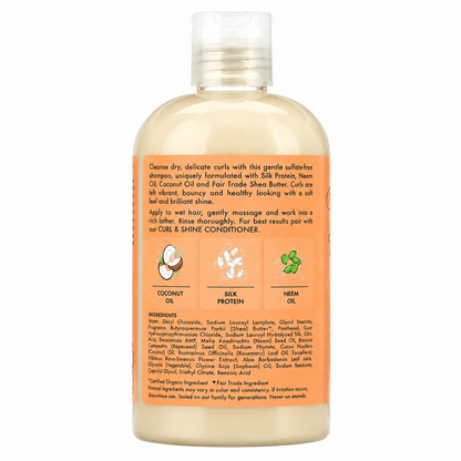 Shea Moisture Coconut &amp; Hibiscus Curl &amp; Shine Shampoo and Conditioner Pack - All - Curly Nest Spain