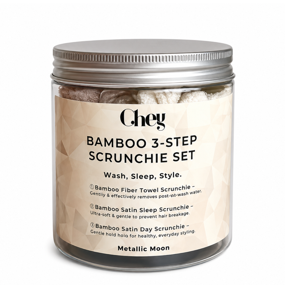Chey Haircare Bamboo 3-Step Scrunchie Set - Todo - Curly Nest Spain