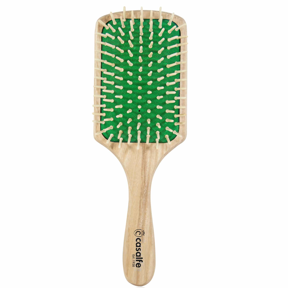 Casalfe Wooden Cushion Paddle "XL" Wooden Pins - Cepillo desenredante - Curly Nest Spain