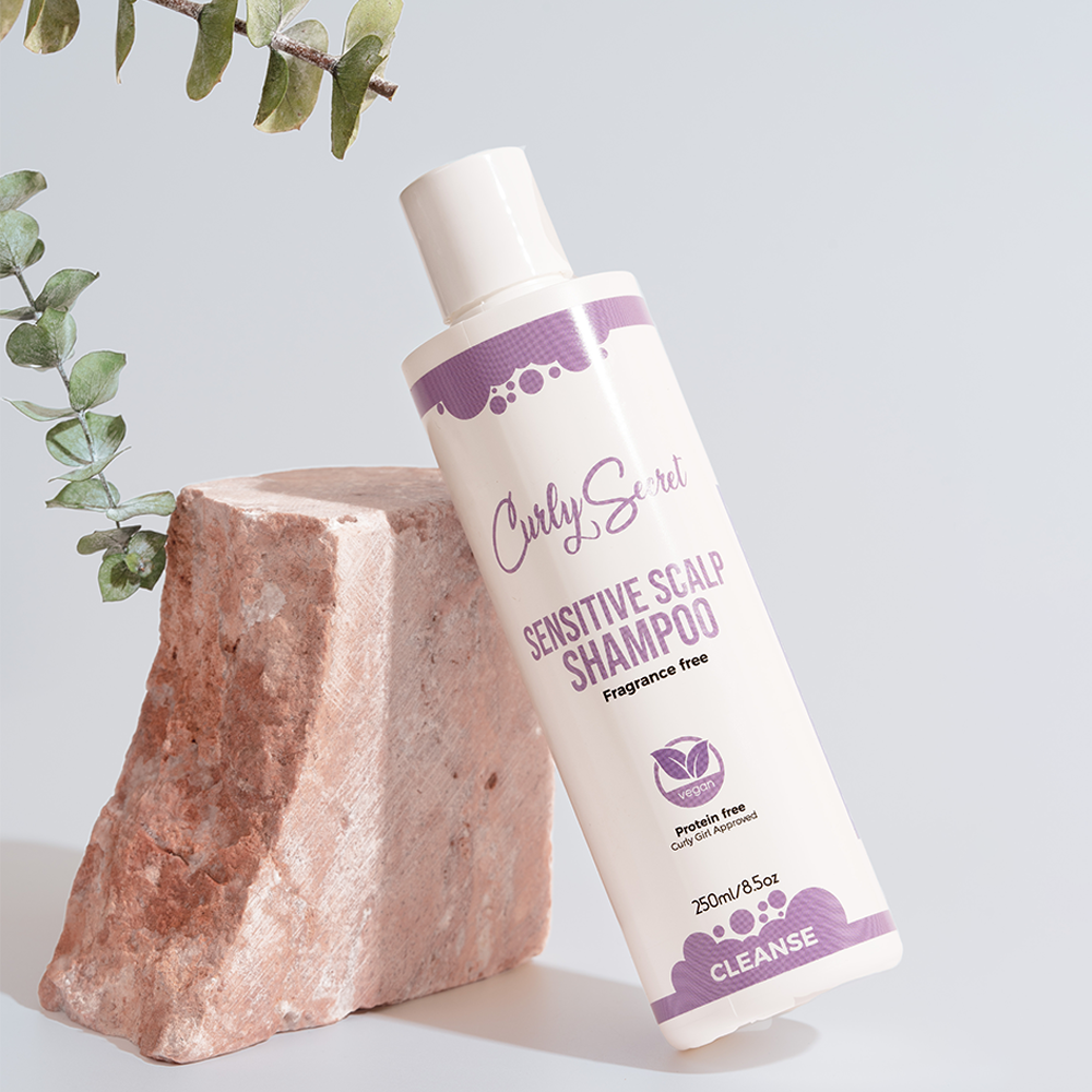 Curly Secret Sensitive Scalp Fragrance free Shampoo 250ml - cuidado del cuero cabelludo - Curly Nest Spain