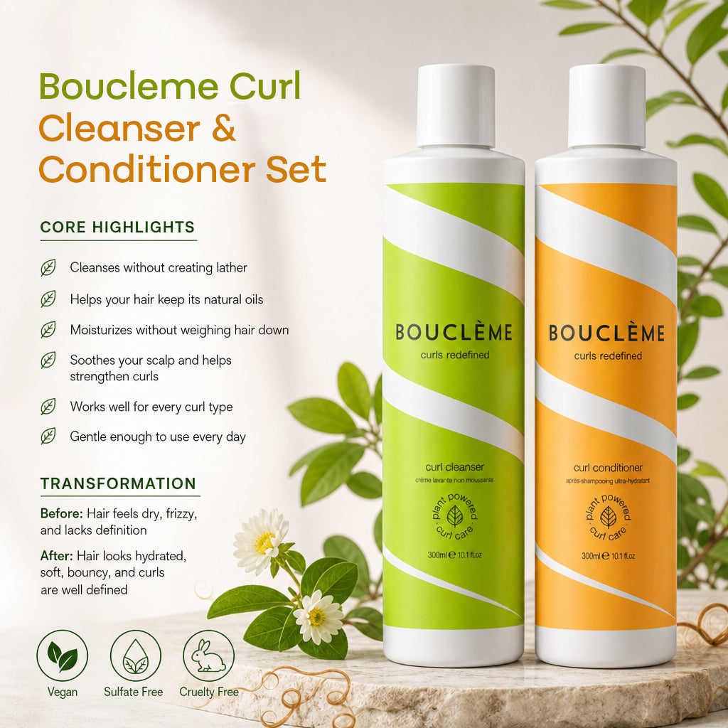 Bouclème Curl Cleanser &amp; Conditioner Set - All - Curly Nest Spain