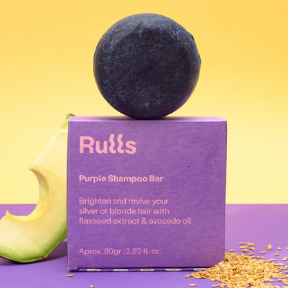 Rulls Purple Shampoo Bar 80g - Champú en pastilla - Curly Nest Spain