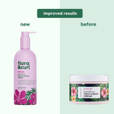 Flora & Curl Style Me Sweet Hibiscus Twist & Braid Cream 300ml - Crema para peinar - Curly Nest Spain