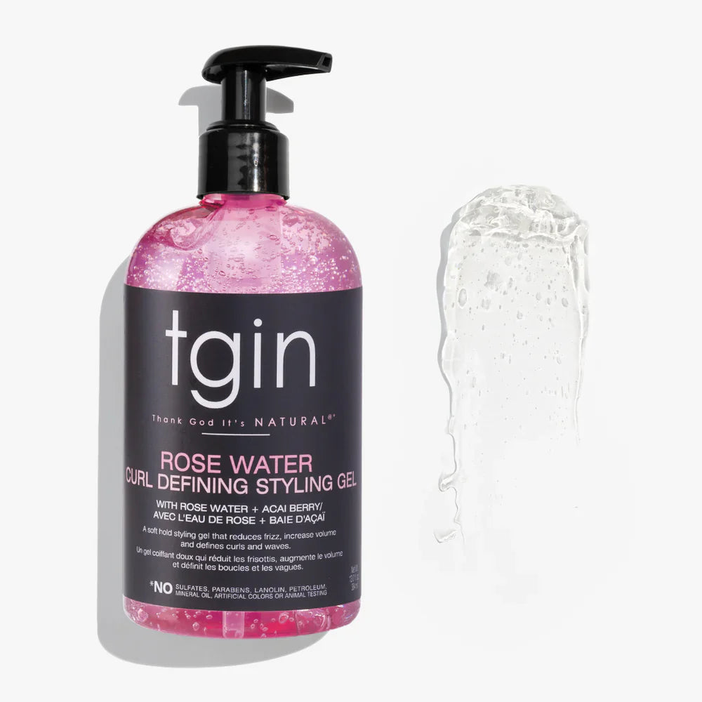 Tgin Rose Water Curl Styling Gel 384ml - Styling Gel - Curly Nest Spain