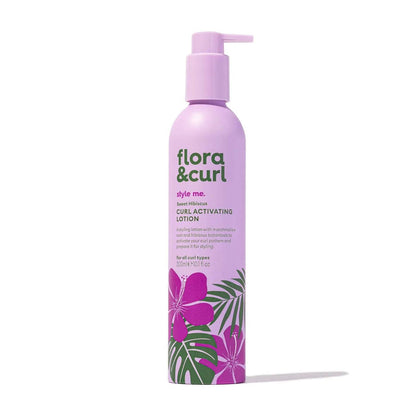 Flora &amp; Curl Sweet Hibiscus Pack - Set de cuidado capilar - Curly Nest Spain