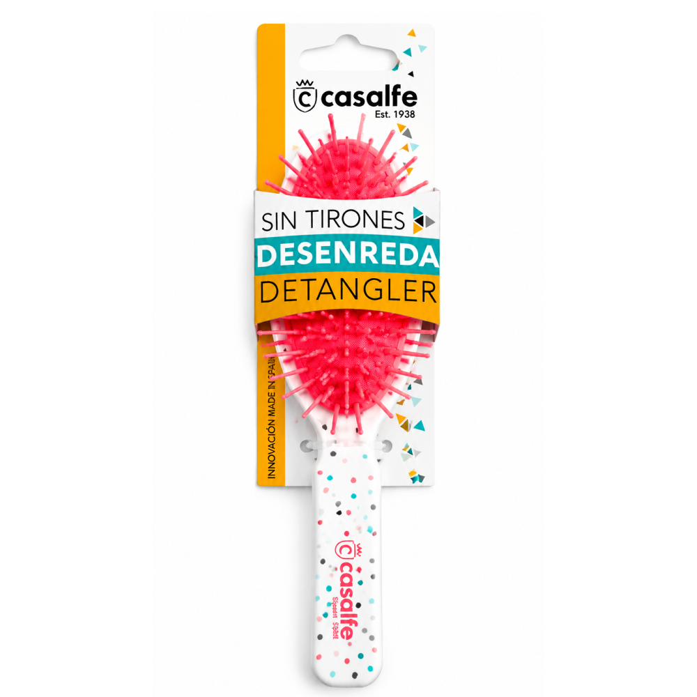 Casalfe Comb &amp; Revive Cushion Oval Travel Brush - Cepillo desenredante - Curly Nest Spain