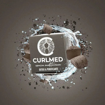 CurlMed Solid Detox and Purifying Shampoo 80g - Champú desintoxicante - Curly Nest Spain