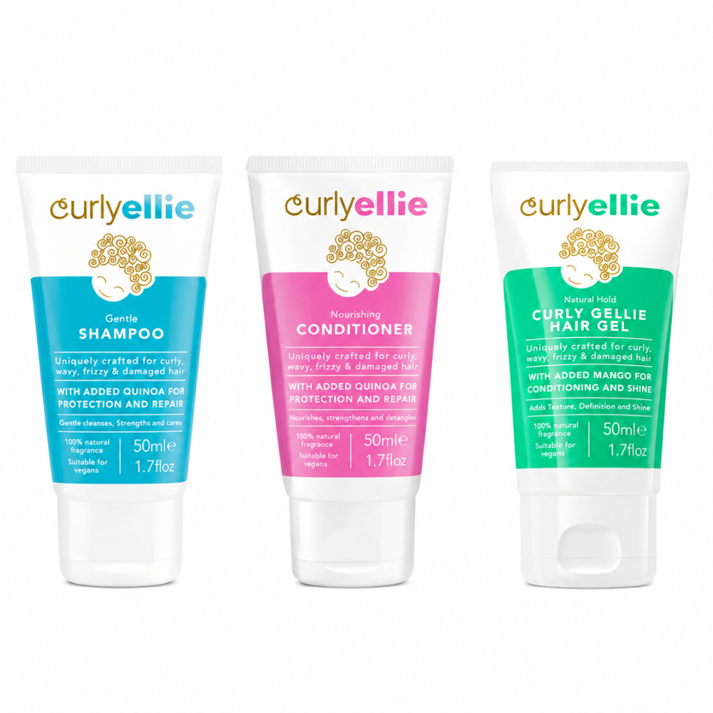 CurlyEllie Mini Starter Set - Kit para el cuidado del cabello - Curly Nest Spain