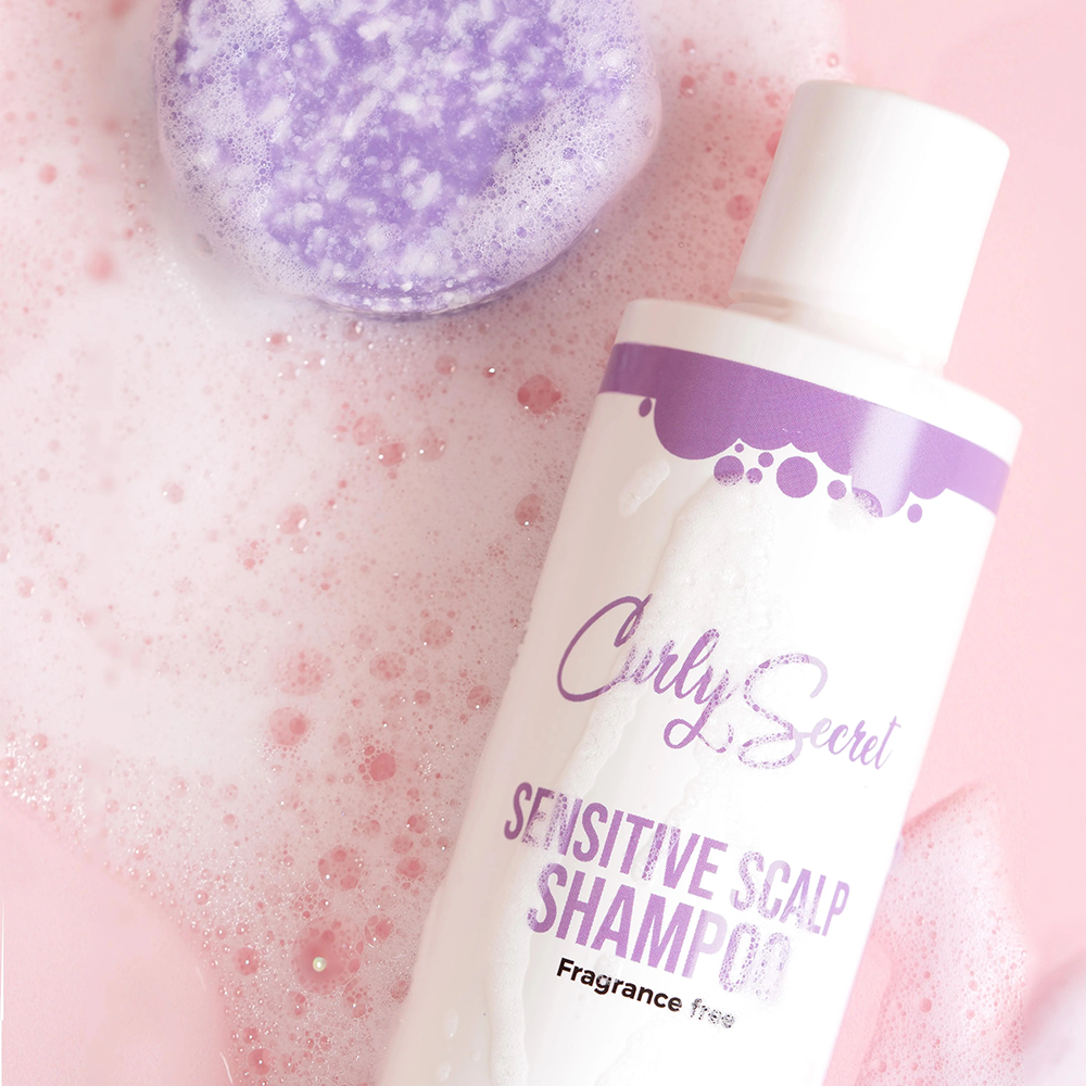Curly Secret Sensitive Scalp Fragrance free Shampoo 250ml - cuidado del cuero cabelludo - Curly Nest Spain