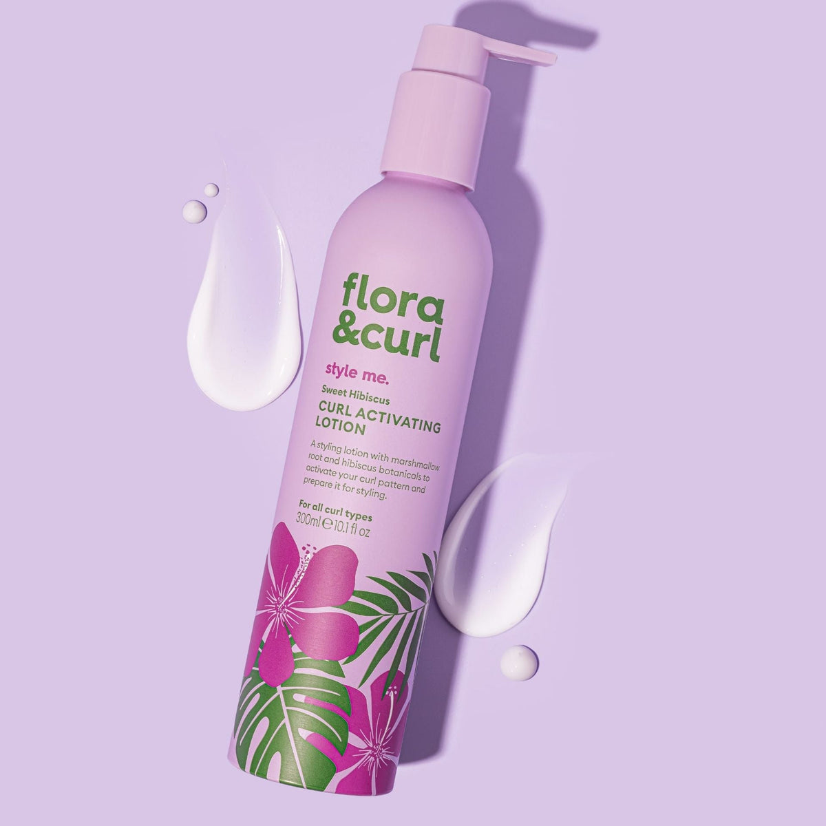 Flora &amp; Curl Style Me Sweet Hibiscus Curl Activating Lotion 300ml - Activador de rizos - Curly Nest Spain