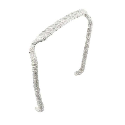 Zazzy Bandz Silver Sparkles - Diademas - Curly Nest Spain