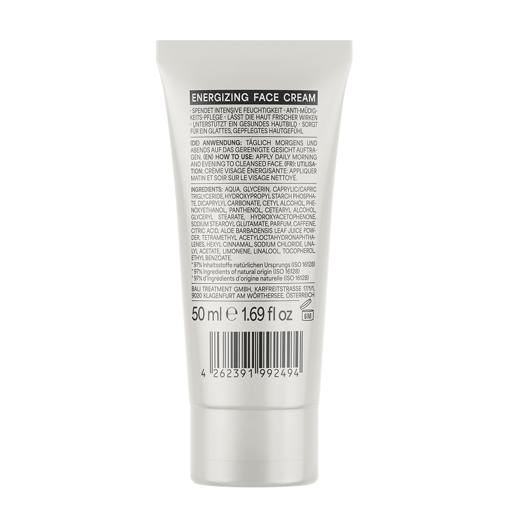 Bali Gents Energizing Face Cream 50ml - Todo - Curly Nest Spain