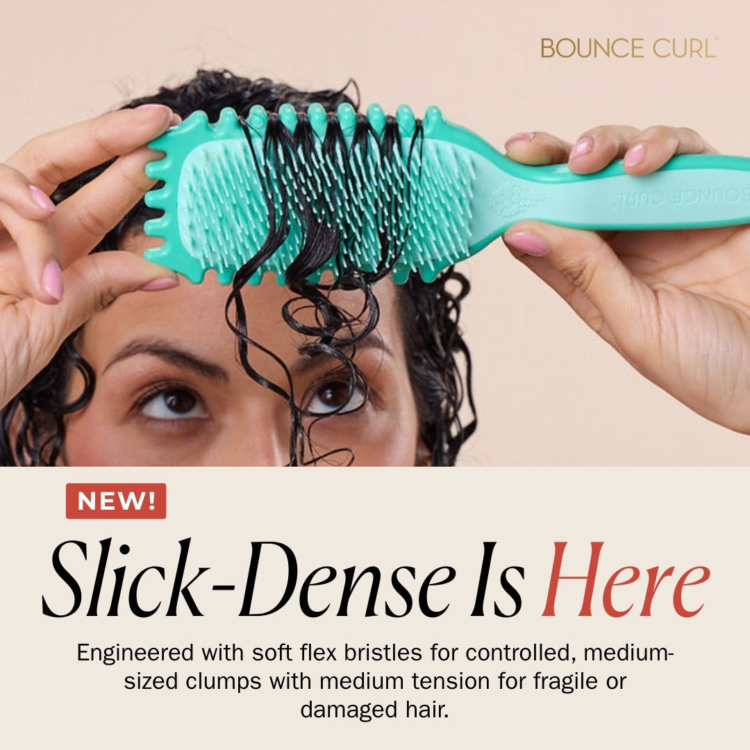 Bounce Curl Slick-Dense Define EdgeLift Brush Teal - Cepillo de peinado - Curly Nest Spain