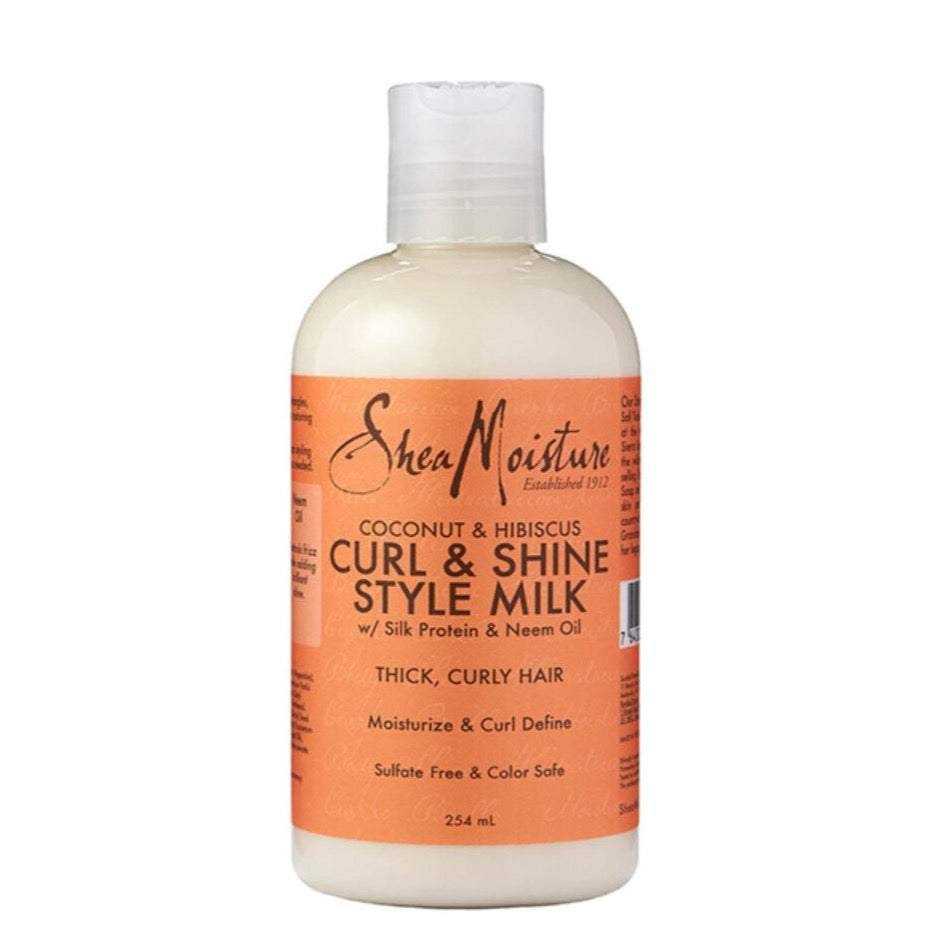 Shea Moisture Coconut &amp; Hibiscus Curl &amp; Style Milk 254ml - Todo - Curly Nest Spain
