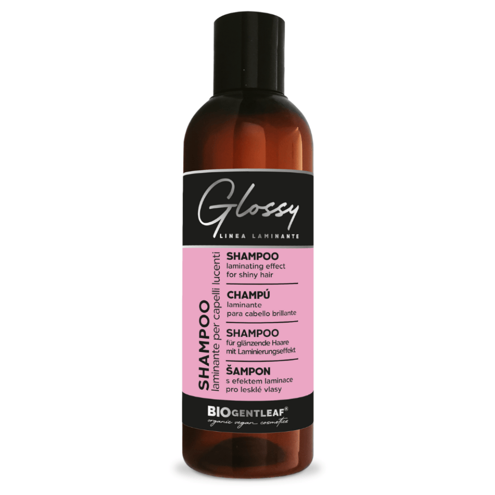 Bio Gentleaf Glossy Laminating Sulfate-Free Shampoo for Shiny Hair 200 ml - Champú suave - Curly Nest Spain