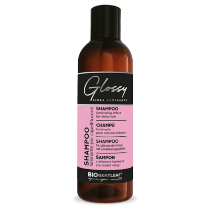Bio Gentleaf Glossy Laminating Sulfate-Free Shampoo for Shiny Hair 200 ml - Champú suave - Curly Nest Spain