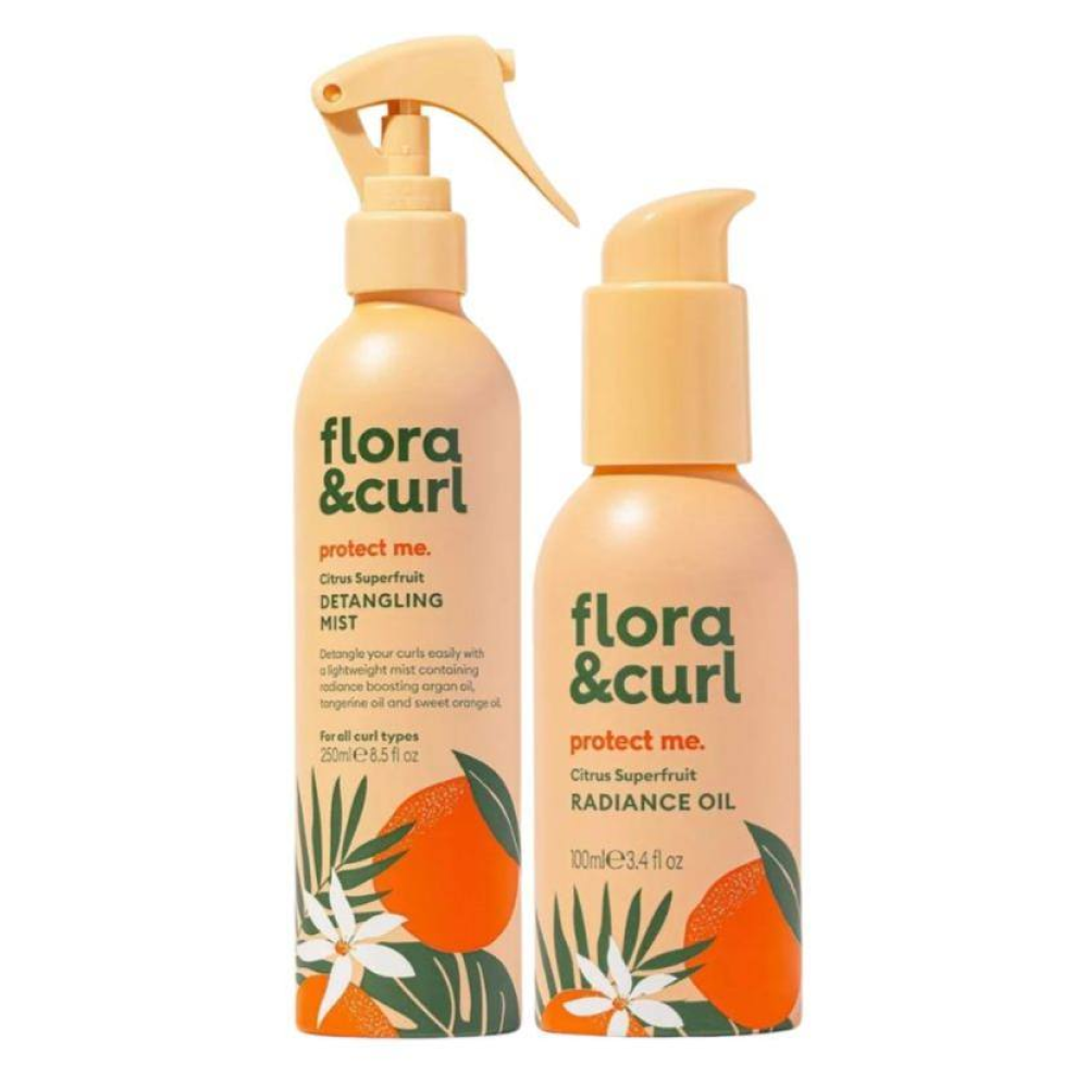 Flora &amp; Curl Citrus Superfruit Radiance Hydrating Pack - Set de cuidado capilar - Curly Nest Spain