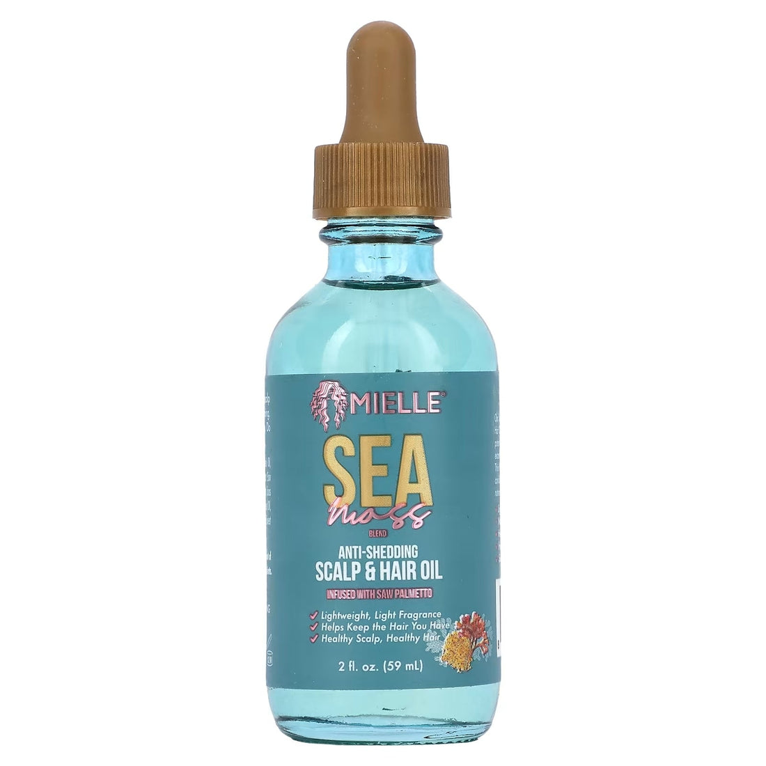 Mielle Sea Moss Anti-Shedding Scalp &amp; Hair Oil 59ml - Aceite para el cabello - Curly Nest Spain