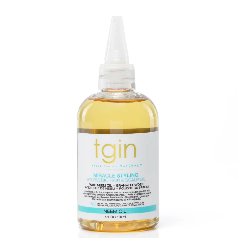 Tgin Miracle Styling Ayurvedic Hair &amp; Scalp Oil 4oz - Aceite multiusos - Curly Nest Spain